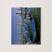 Puzzle Eau du Grand Canal avec barques de gondole alignée (Vertical)