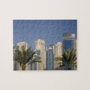 Puzzle EAU, Dubaï. Tours de la résidence Jumeirah Beach