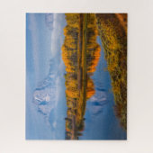 Puzzle Eau | Oxbow Bend Jackson Wyoming (Vertical)