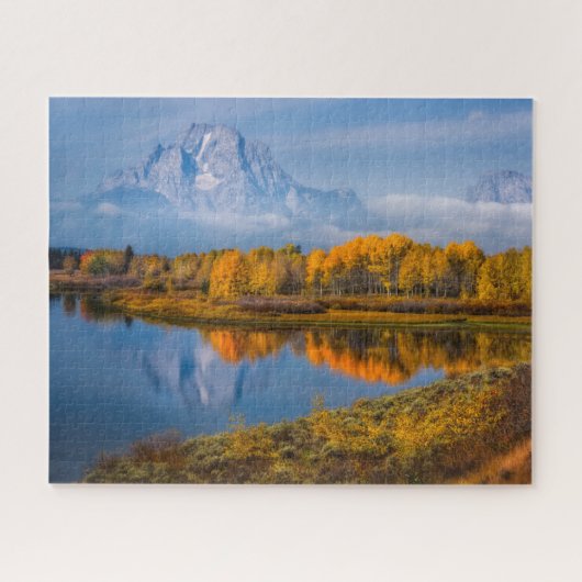 Puzzle Eau | Oxbow Bend Jackson Wyoming (Horizontal)