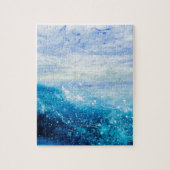 Puzzle Eau vagues océan bleu turquoise (Vertical)