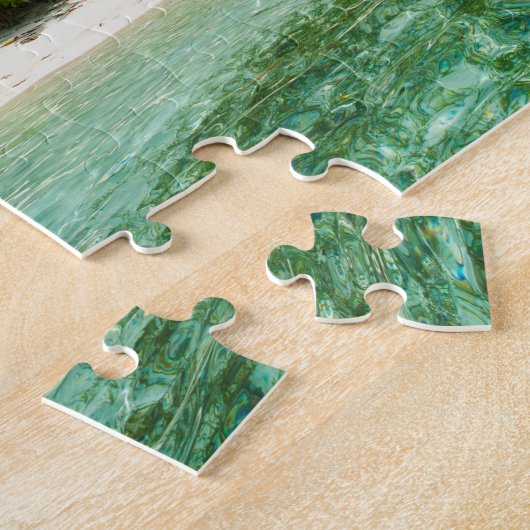 Puzzle Eaux Bleues D'Une Plage Tropicale (Côté)