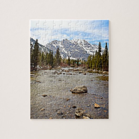 Puzzle Eaux claires des Rocheuses - 8x10 - 110 pcs (Vertical)