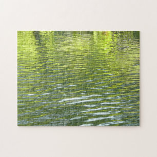 Puzzle Eaux de Oak Creek Jaune et Vert Photo de Nature