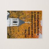 Puzzle Ecclesiastes 3:1 À tout il y a une saison (Horizontal)