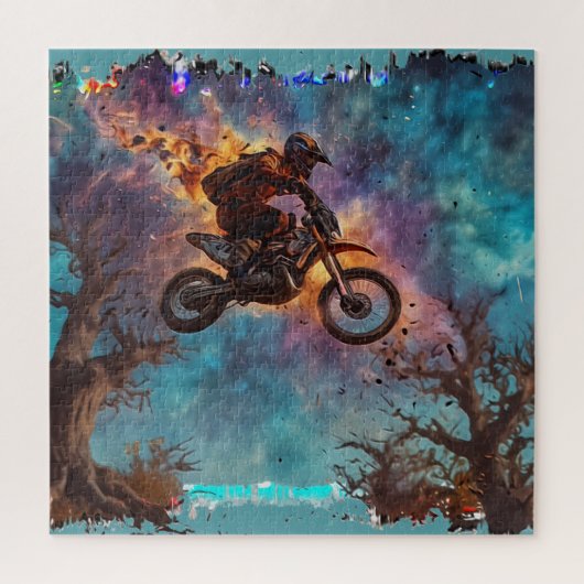 Puzzle Échapper Au Feu - Rider En VTT (Vertical)