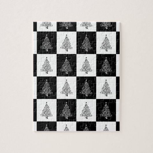 Puzzle Échecs de l'arbre de Noël (Vertical)