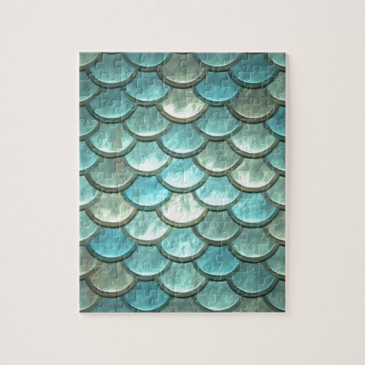 Puzzle Échelle de dragon d'échelle de poissons de sirène (Vertical)