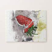 Puzzle Éclaboussement de la fraise (Horizontal)