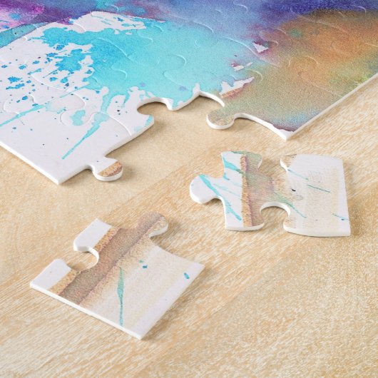 Puzzle Éclaboussure de peinture d'arc-en-ciel (Côté)