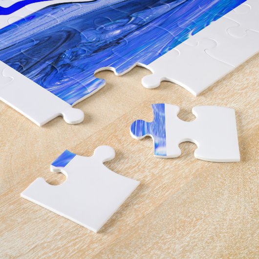 Puzzle Éclair bleu (Côté)