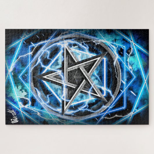 Puzzle Éclair de pentagramme (Horizontal)