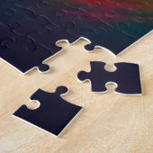 Puzzle Éclairage arc-en-ciel à travers les nuages spatiau (Côté)