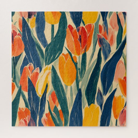 Puzzle Éclat printanier des tulipes (Vertical)
