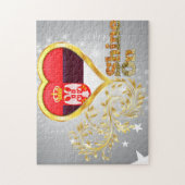 Puzzle Éclat sur la Serbie (Vertical)