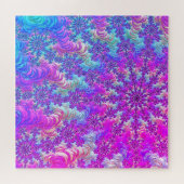 Puzzle Éclatement Super fractal psychédélique coloré (Horizontal)