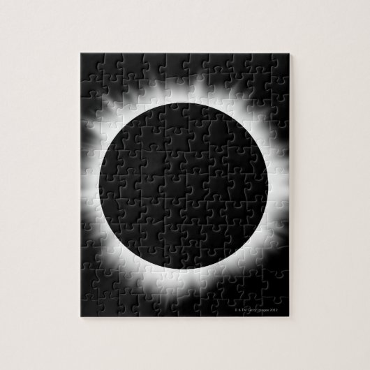 Puzzle Éclipse solaire avec Corona (Vertical)