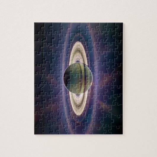 Puzzle Éclipse solaire de Saturn de vaisseau spatial de (Vertical)