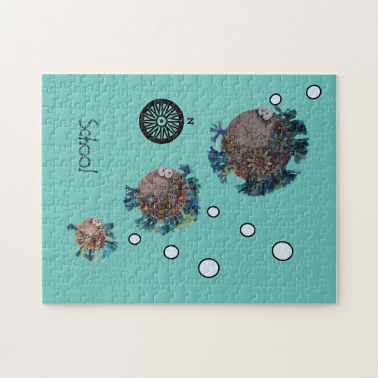 Puzzle - École de poissons (Horizontal)