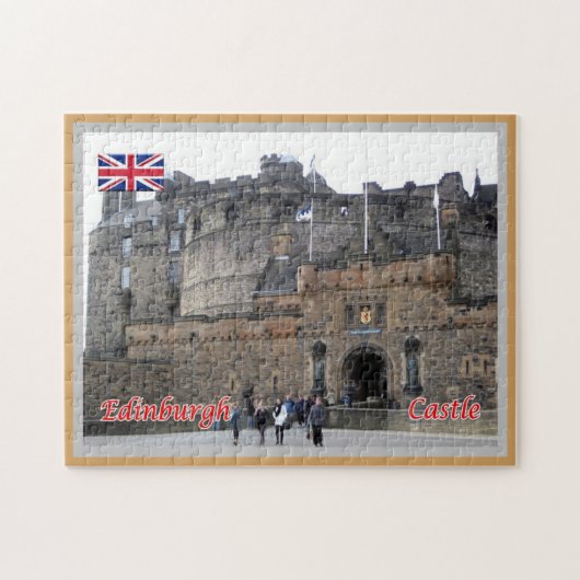 Puzzle Écosse - Édimbourg - Château - (Horizontal)