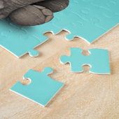 Puzzle Écouteurs de port et verre du DJ d'éléphant mignon (Côté)