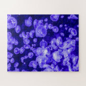 Puzzle Écran de méduse marine éclatant (Horizontal)