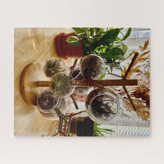 Puzzle Écran de table florale éclairé (Horizontal)