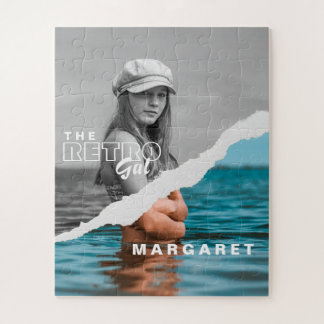 Puzzle Écran photo Retro élégant noir et blanc