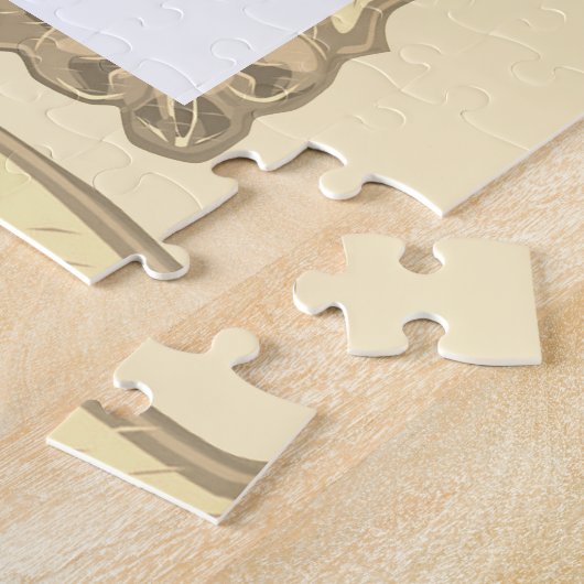 Puzzle Écriture Chrétienne Et Jolies Fleurs (Côté)