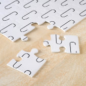 Puzzle Écriture manuscrite Monogramme Frustrant (Côté)