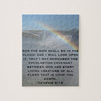 Puzzle Écriture sainte de bible d'arc-en-ciel