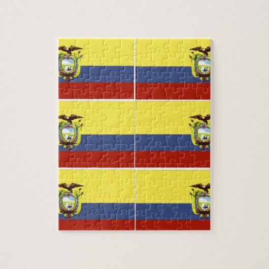 Puzzle ecuadoriflag (Vertical)