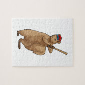 Puzzle Écureuil au baseball avec batte de baseball (Horizontal)