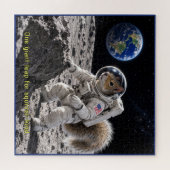 Puzzle Écureuil dans l'espace (Horizontal)