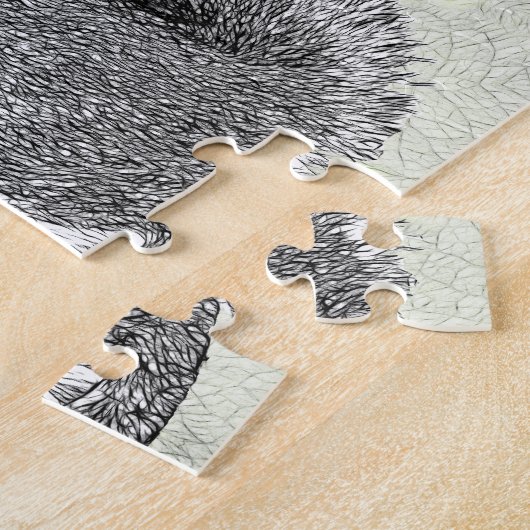 Puzzle Écureuil d'art (Côté)