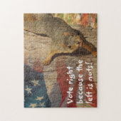 Puzzle Écureuil de droite du vote républicain (Vertical)