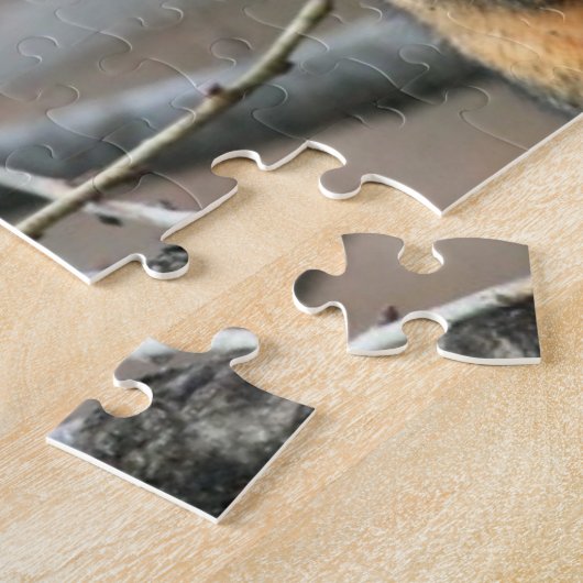 Puzzle Écureuil de Noël (Côté)