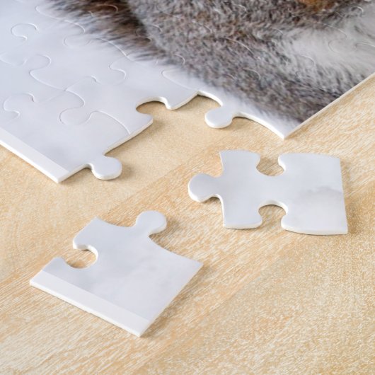 Puzzle Écureuil de Noël (Côté)