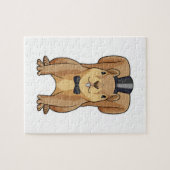 Puzzle Écureuil en marié avec costume (Horizontal)