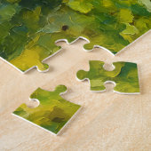 Puzzle Écureuil impressionniste dans le feuillage foresti (Côté)