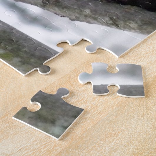 Puzzle Écureuil noir et gris (Côté)