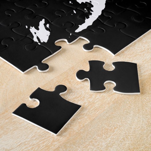 Puzzle Écureuil Pop Art Animaux Noir & Blanc (Côté)