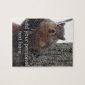 Puzzle Écureuil regardant votre casse-tête (Horizontal)