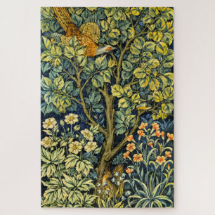Puzzle Écureuil Vintage de Morris et Motif de fleurs