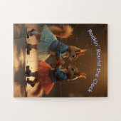 Puzzle Écureuils à houblon (Horizontal)