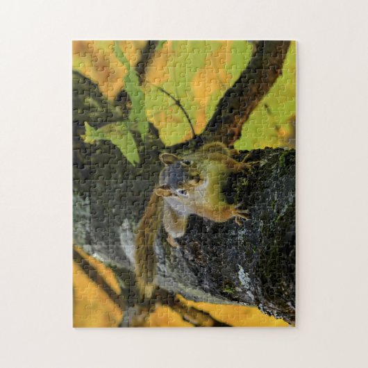 Puzzle Écureuils canadiens. (Vertical)