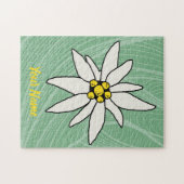 Puzzle Edelweiss Chalet Fleur Retro Huis Vintage Alm (Horizontal)