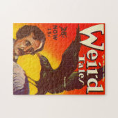 Puzzle Edgar Allan Poe and Raven Pulp Magazine Cover (Horizontal)