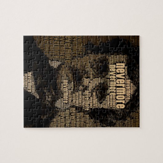 Puzzle Edgar Allan Poe - Plus de typographie (Horizontal)