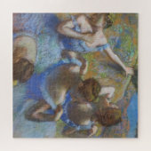 Puzzle Edgar Degas Blue Ballet Dancers Classic Impression (Horizontal)